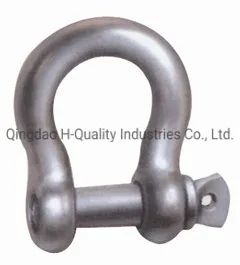 Drop Forged Zinc Plated JIS Type Anchor Shackle with or Without Collar - Qingdao H-Quality Industries Co., Ltd. - China