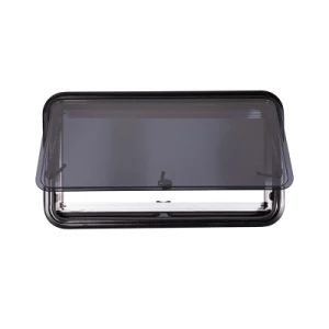 Factory RV Accessories Maygood Round Corner Flat Push out Glass Camper Trailer Caravan Window Custom Size RV Window - Anhui Maygood RV Accessories Co., Ltd. - China