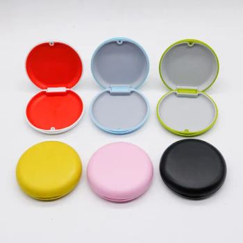 SJ Colorful Plastic Retainer Case Dental Custom Cute Slim Aligner Braces Denture Box Orthodontic CE Retainer Cases With Logo And Magnetic Opening - Xiantao S&J Protective Products Co., Ltd. - China