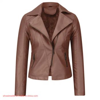 Wholesale Faux Leather Motorcycle Jackets Faux Fur Biker Jacket Women Leather Jacket with Fur Women's Winter Coats PU Leather Outerwear Attire Canada - Hangzhou Weimei Garments Co., Ltd. - China