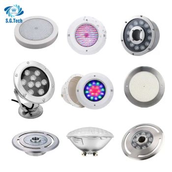 Professional Fountain Underwater RGB LED Fountain Light Waterproof Stainless Steel - Guangdong Water Crown Environment Technology Co.,Ltd. - China