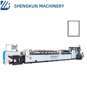 Bus Type Three Side Sealing Plastic Food Bag Making Machine with Material Storage Device - Wuxi Shengkun Machinery Co., Ltd. - China