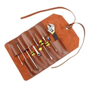 Wholesale Heavy Duty Portable Multi Pocket Garden Hardware Tools Pouch Custom Leather Organizer Electrician Rolling Tool Bags - Xiamen Benshine Co., Ltd - China