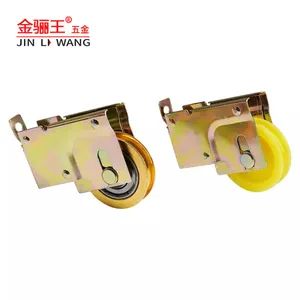 Window Hardware Spare Parts Sliding Door Wheel Iron Steel Patio Door Bearing Roller - Jiangxi Jin Bai Cheng Hardware Products Co., Ltd. - China