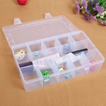 Plastic Jewelry Box Organizer Storage Container with Adjustable Dividers 15 Grids - Ningbo Uworthy Electronic Technology Co., Ltd. - China