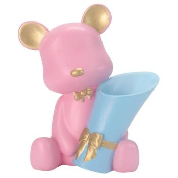Hot Sales Resin Office Decoration Small Bear Table Top Vase OEM Yes Mqq 10000 Origin China Style Natural Type Sculpture HS Code - Jinjiang Jiayi Supply Chain Management Co., Ltd. - China