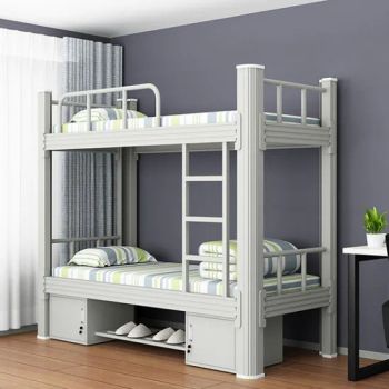 Bedroom Furniture Cheap Iron Bunk Beds, Steel Double Beds for Adults - LUOYANG SALOFER FURNITURE CO., LTD. - China