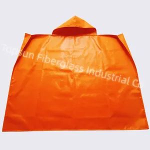 Fireproof Fiberglass Cloak with Hood: Emergency Firefighting Insulation Survival Suit - Topsun Fiberglass Industrial Co - China