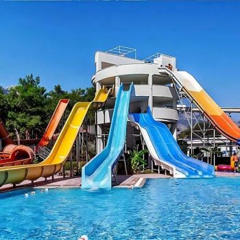 Water Play Equipment Fiberglass Water Slide for Swimming Pool - Guangdong Dapeng Amusement Technology Co., Ltd. - China