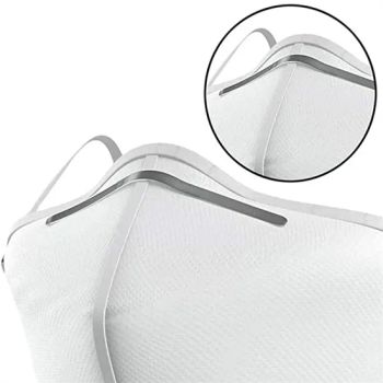 Mask Nose Clip Double Wire Strips Flexible Metal Aluminum Face Bridge Mask - Shantou City Jiancheng Weaving Co., Ltd - China