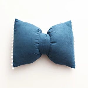 Bohemian Velvet Cushion New Style Baby Bow Posture Pillow Set with Baby Headband Photography Props - Shaoxing City Xinlan Textile CO., LTD. - China