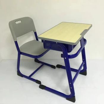 Elementary Metal Modern School Classroom Furniture Student Single Desk and Tables Set Height Adjustable School Chairs - Hebei Xingdong International Trade Co., Ltd. - China