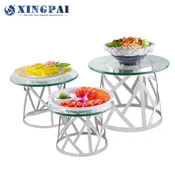 Xingpai Other Hotel & Restaurant Supplies Catering Stand for Food Display Stainless Steel Dessert Cake Stand Set - Xingpai Tableware Limited - China