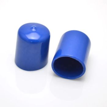 Free Sample Blue 45mm Round End Caps for Copper Cable, Rubber Cap Plastic Plugs - Wenzhou High Fun Electronic Co. Ltd - China