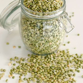 Green Peas Splits Indian Origin Whole Rich in Protein Healthy Bulk Packaging for Dal Soups & Snacks Peeled - TRADECENTRIC LLC - United States
