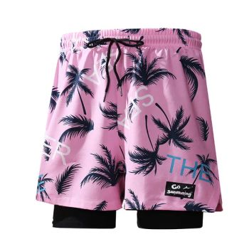 Custom High Quality Design Beach Shorts Mens Stretch Board Shorts with Drawstring Swim Trunks Manufacturers Swimwear - Guangzhou New Apparel Trade Company Limited - China