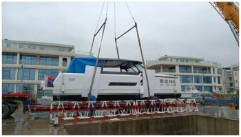 Efficient 12m Twin-Hull Yacht for Fuel-Saving Coastal Commuting Routes - Qingdao Jinhang Qimeng Shipbuilding Co., Ltd - China