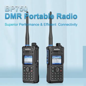 Handheld VHF UHF Two Way Radios 5watt 8km Duplexer Tier3 GPS Model Bp750 Origin China Type Handheld Call Type Mixed Signal Type - Fujian Belfone Communications Technology Co., Ltd. - China