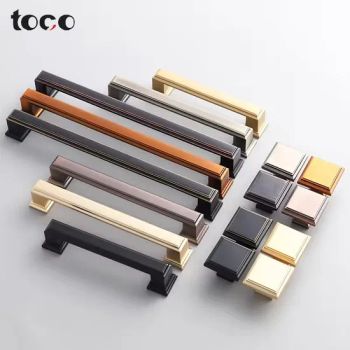 Popular Kitchen Cabinet Drawer Handles Furniture Accessories Zinc Alloy Pulls Door Knobs - Foshan Toco Decorative Material Co., Ltd. - China