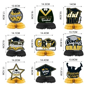 Graduation Party Decoration Props Graduation Ceremony Pull Flag Banners Spiral - Quanzhou Hengze Supply Chain Management Co., Ltd. - China