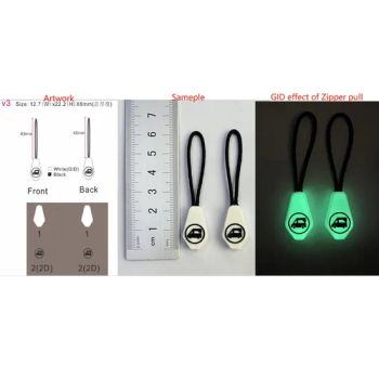 Custom Design Logo Soft PVC Zipper Sliders Slider and Puller Pulls Logo Pullers Charms for Jacket - Shenzhen Awells Gift Co., Ltd. - China