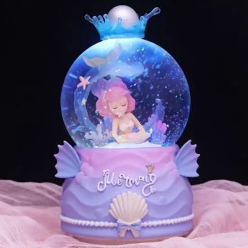 Princess Lolita Crystal Ball Music Box Carousel Snow with Lights for Girls and Children Birthday Gifts Music Decoration - Cheng Yi Creation Company Ltd - China