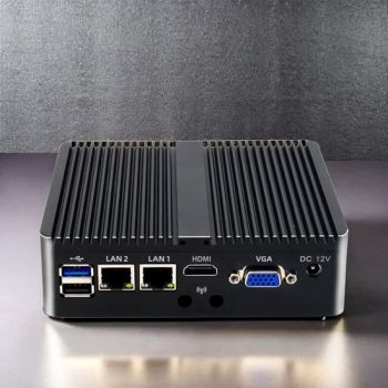 Compact Industrial Computer with Celeron Processor Top Quality Low Energy Industrial Mini PC - Foshan Lineng Electronic Equipment Co., Ltd. - China