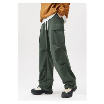 Wholesale Loose Cargo Pants for Men Heavy Weight Sweat Pants Cargo Quality Men Cargo Pants Casual Fit Mens Multi Pocket Cargo Pants - Jiangxi Bangyuan Garment Co., Ltd. - China