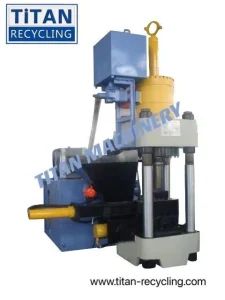 Y83 Copper Chips Press Briquetting Machine/Scrap Metal Recycling Equipment Copper - Jiangyin Titan Machinery Equipment Co., Ltd - China