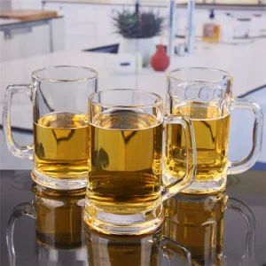 Custom Logo Tall Craft Bear Cup Clear Beer Glass Mug with Handle - QUANZHOU VEKEDUO SUPPLY CHAIN MANAGEMENT CO.,LTD - China
