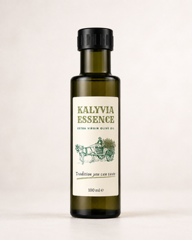 Kalyvia Essence Greek Extra Virgin Olive Oil – 100ml Dorica Glass Bottle - Asopos Terra P.C. (ΑΣΩΠΟΣ ΓΗ ΜΟΝΟΠΡΟΣΩΠΗ Ι.Κ.Ε.) - Greece