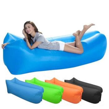 Custom Portable Outdoor Camping Beach Bed Air Sofa High Quality Inflatable Couch Lounger Lazy Bag Air Sofa for Beach Sleeping Bag - Ningbo YoungHunter industrial and trading Co.,Ltd - China