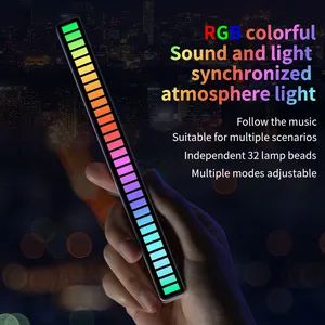 Sound Control Car Light Bar Music Rhythm Interior Ambient 16 32 Beam Lamp - KONG SENG LTD - China