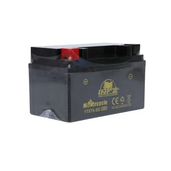 Infz Motorcycle Spares Parts Suppliers 12n6.5-BS Factory Motorcycle Battery Motorcycle Battery for Ytx7a-BS - Guangzhou Wei Xin Import and Export Co., Ltd - China