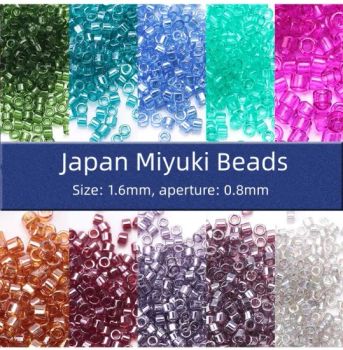 Japan Miyuki Beads 1.6mm Transparent Color dB Glass Crystal Beads - Ningbo General Union Co., Ltd. - China