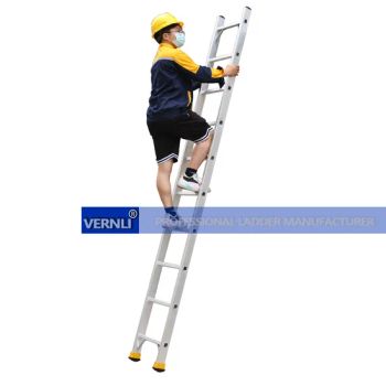 Factory OEM High Quality 10 Step Aluminum Single Straight Stable Domestic Ladders Customizable 375lbs - Zhejiang Wenli Hardware Tools Co., Ltd. - China