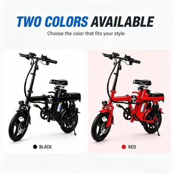 Dampening 500W Folding Electric bike for Adults and Teens 48V 15Ah 14in Ebike - Gadgets LLC - United States