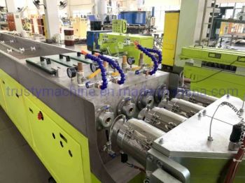 20mm 40mm PVC Four Pipe Production Line PVC Threading Pipe Extruder Machine - QINGDAO TRUSTY PLASTIC MACHINERY CO., LTD. - China