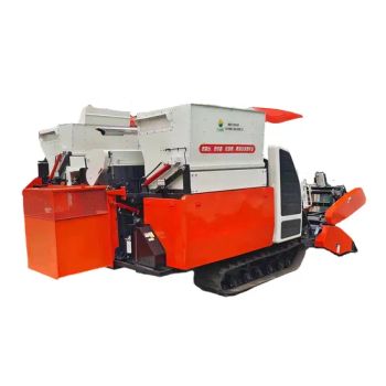 Crawler Bean Combine Harvester Rubber Track Harvesting Machines for Farm - WUHAN WUBOTA MACHINERY CO., LTD. - China