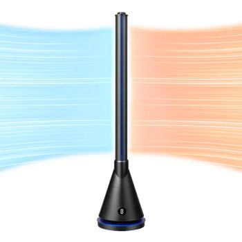 Household 2000W Oval Air Vents Air Cooler Heater Fan 3 Seconds Fast PTC Ceramic Air Cooling Floor Bladeless Fan - Hangzhou Crossbow Brand Electric Appliance Co., Ltd. - China