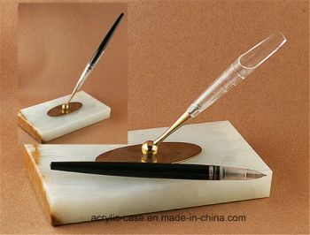 New Desktop Pen Holders for Wedding Party Feather Signature Stand - Dongguan Hongya Acrylic Company - China