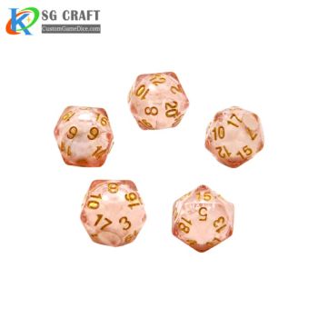 Wholesale Factory Price Liquid Gaming D&D Custom 16mm Board Multi-Color Games Dice - KN Gift Limited - China