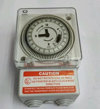 GIC Analog Timer, For Used In Control Panels, 16A Brand GIC Rated Current 16A Rated Voltage 230V Display Type Analog Mounting Type Panel Mounting - Control Panel Components - India