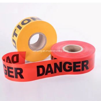 Construction Barricade Tape Marking Tape Safety Caution Tape Electrical Cable Red Yellow Warning Tape - Huizhou Senping Technology Co., Limited - China