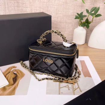 Famous Brand Designer Toiletry Organizer Square Makeup Bag, Travel Makeup Pouch Custom Logo PU Leather Plain Cosmetic Bag - Hefei Jinyu Information Technology Co., Ltd. - China