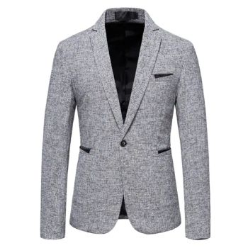 Mens Casual Coat 1 Button Suit Blazer Slim Fit Daily Lightweight Jackets - Guangzhou Sehyen Technology Co.,Ltd - China