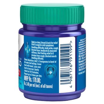 Vicks Fast Acting Chest Rub Helps Loosen Mucus And Supports Clear Breathing During Cold And Flu Season For Family Care from TRADECENTRIC LLC Vicks Fast Acting Chest Rub Helps Loosen Mucus And Supports Clear Breathing During Cold And Flu Season For Family Care - TRADECENTRIC LLC - United States