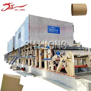 4400mm Customized Fluting Paper Production Line Corrugated Paper Making Machine - QinYang ShiLong Machinery Manufacturing Co., Ltd. - China