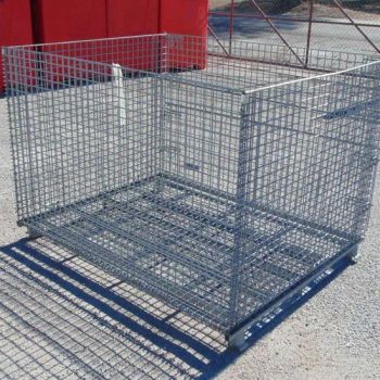 OEM Customizable Folded Cages Storage Lockable Mesh Cage Netting for Warehouse Storage - Jiangsu Vijing Intelligent Logistics Co., Ltd. - China