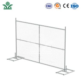 Zhongtai Round-Top Temporary Fence Panel 6 Inch X 8 Inch Dimensions Chain Link Temporary Farm Fence China Manufacturing Standard Temporary Fence as 4687 - Anping Zhongtai Expanded Metal Mesh Co., Ltd. - China